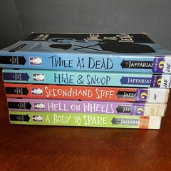 Lot: 5 Sue Ann Jaffarian Odelia Grey Mystery Books # 6 7 8 9 10 Twice as Dead
