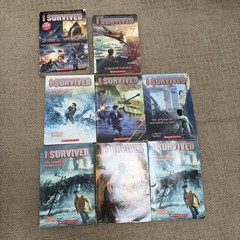 I SURVIVED LOT OF 8 SCHOLASTIC PAPERBACK BY BOOKS LAUREN TARSHIS History