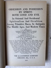 Obsession And Possession By Spirits Both Good And Evil (Hardcover / 1935)