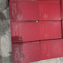 Britannica Junior Encyclopedia Red Gold Complete Set (Volumes 1-15)