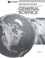 Exploring Creation with General Science 3rd Edition, Solutions and Tests – GOOD