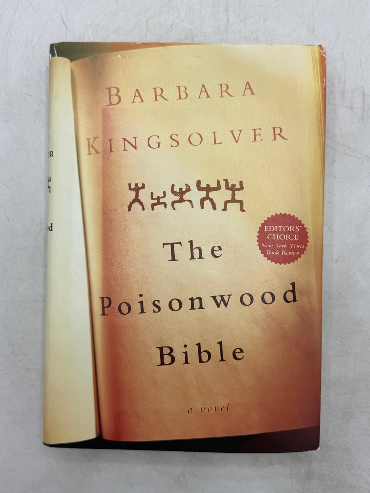Poisonwood Bible Barbara Kingsolver 1998 First Edition HarperCollins Novel