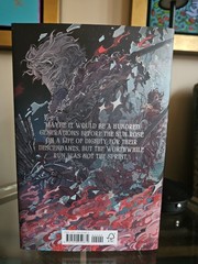 Blood Over Bright Haven by M. L. Wang, Broken Binding SIGNED Stamped 1st Edition