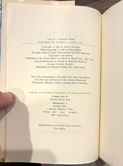 Vintage! Arizona Historic Land! Hardcover Book 1982 By Bert M. Fireman 270 Pages