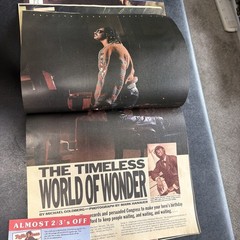 1986 ROLLING STONE MAGAZINE # 471 STEVIE WONDER