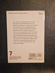 Noam Chomsky Media Control Paperback 2002 Seven Stories Press Open Media Ser.