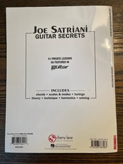 Joe Satriani Guitar Secrets w/CD Included Instruction Tablature Cherry Lane :VG