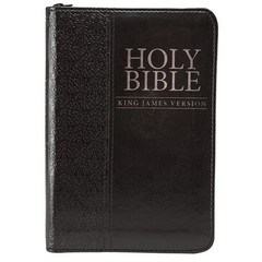 KJV Bible Pocket Black with Zipper