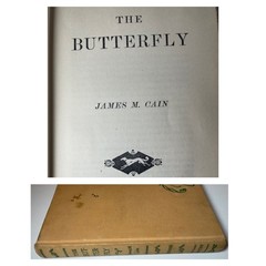 Vintage 1947 The Butterfly James M Cain HC 1st Edition Alfred A Knopf Borzoi
