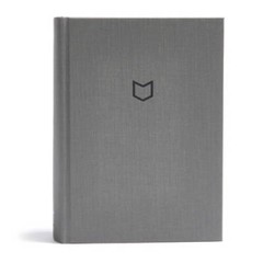 CSB He Reads Truth Bible, Charcoal Cloth Over Board – Hardcover – GOOD