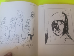 Black and White Day and Night, Art Word Portraits By Hal Marcus, Signed 1978