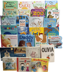 Lot of 12 Children Hardcover Baby Toddler Daycare Kids Board Books *Random Mix*