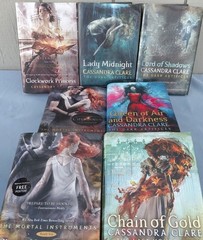 (7) CASSANDRA CLARE HC/COLOR DJ SHADOWHUNTER MORTAL INSTRUMENTS INTERNAL DEVICES