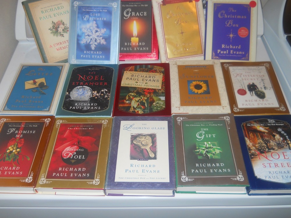 Lot Richard Paul Evans Letter Grace Gift Noel Stranger Street HARDCOVER Books