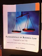 Fundamentals of Business Law elliot axlerod