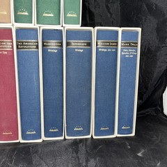 The Library Of America Books with Slipcases Lot Of 19 Mixed Authors Classics