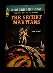 ACE DOUBLE D471 Brunner Sanctuary in the Sky / Jack Sharkey The Secret Martians