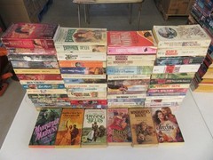BIG Lot (57) VINTAGE 1970s 1980s HISTORICAL ROMANCE Books Novels VIRGINIA HENLEY