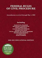 Federal Rules of Civil Procedure, Educational Edition, – Paperback – Very Good