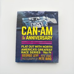 Can-Am 50th Anniversary George Levy Pete Biro Racing Hardcover 1966-74