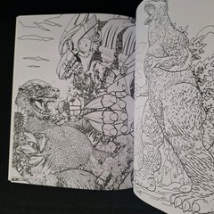 Godzilla: The Official Coloring Book Paperback Titan Books 62 Pictures 31 Pages