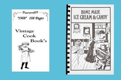 Homemade Ice Cream And Candy Cook Book “1908” 108 Pages