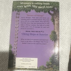 Magic Tree House #15 Viking Ships at Sunrise Mary Pope Osborne Paperback