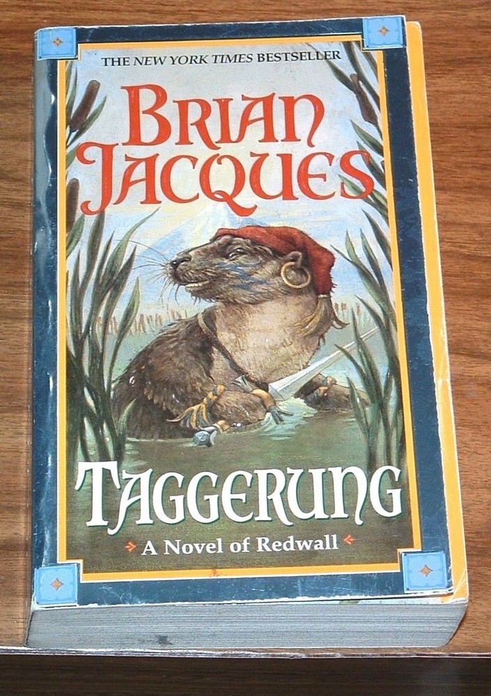BRIAN JACQUES Taggerung FIRST 1st printing REDWALL #14 Troy Howell PETER STANLEY
