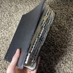 Hebrew-Greek Key Word Study Bible NASB Black Genuine Leather 2008 AMG