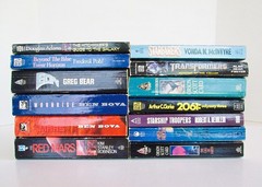 Lot of 13 Science Fiction Paperback Novels, Heinlein Pohl Card Chalker and Other