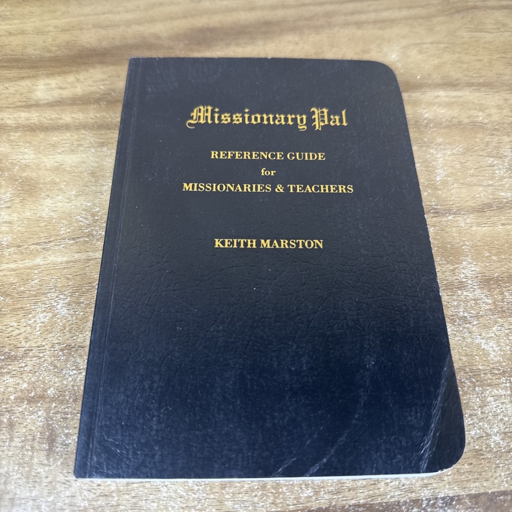 Missionary Pal Reference Guide for Missionaries Keith Marston 1959 87 Mormon LDS