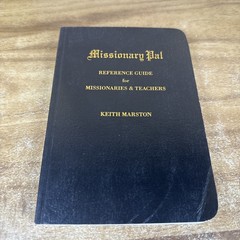 Missionary Pal Reference Guide for Missionaries Keith Marston 1959 87 Mormon LDS