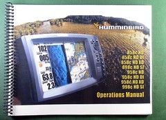 Humminbird 858c HD DI XD Instruction Manual: Full Color & Protective Covers