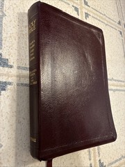Burgundy Bonded Leather People’s Parallel Large Print Edition Holy Bible 1987
