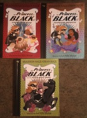 4 Princess in Black paperback books by Shannon Hale + Dean Hale #3 #4 #6 #9