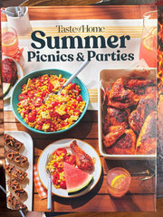 Taste of Home Summer Picnics & Parties 2026 Edition Hardcover Never Used