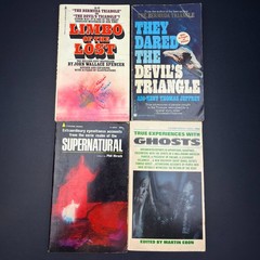 Vintage Book Lot 18 Occult Supernatural Atlantis UFOs Psychic New Age Prophecy