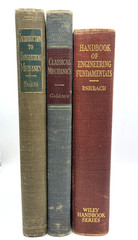 3 Vintage Mechanics & Engineering Textbooks Becker Goldstein & Eshbach 1947 – 59