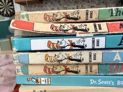 Vintage Lot Dr Seuss Beginner Books 1960s Hardcover ABC Green Eggs Foot