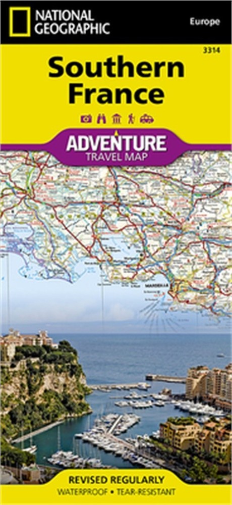 Southern France (Sheet Map, Folded)