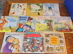 10 Random House Pictureback Books Of Poetry, Rhymes, And Classic Tales