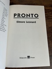 PRONTO by Elmore Leonard – 1993 1st Edition / 1st Print HCDJ