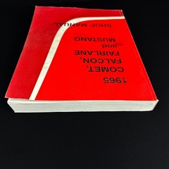 1965 Ford Mustang Shop Manual Comet Fairlane Falcon Factory Service Repair Guide