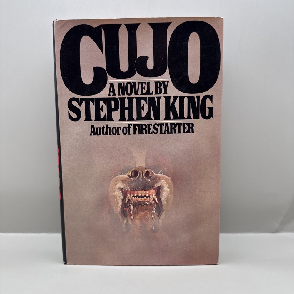 CUJO Stephen King 1981 HC DJ First Edition 5th Print Vintage Horror