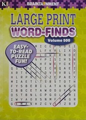 5 New Large Print Word-Finds Puzzle Books Kappa Games Vol #474-502~ Search,Hunt