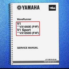 YAMAHA WaveRunner V1 VX1050E Sport VX1050D Service Manual , FOLDOUTS