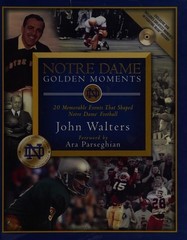 Notre Dame Golden Moments -OSI by John Walters, Very Good Book