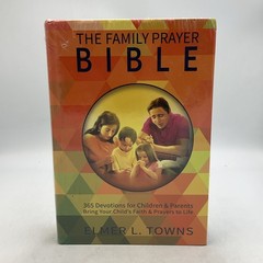 The Family Prayer Bible Hardcover, Elmer L. Towns, Brand New, Heritage Builders