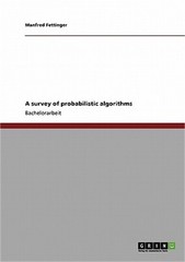 A survey of probabilistic algorithms (Paperback or Softback)