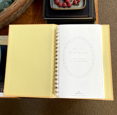 VTG 1973 Hallmark Betsey Betsy Clark Recipe Album Cookbook Binder with Cards